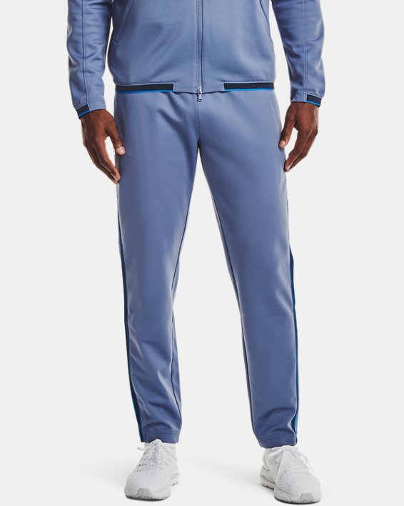 Men's UA RUSH™ Knit Track Pants in Blue image number 0